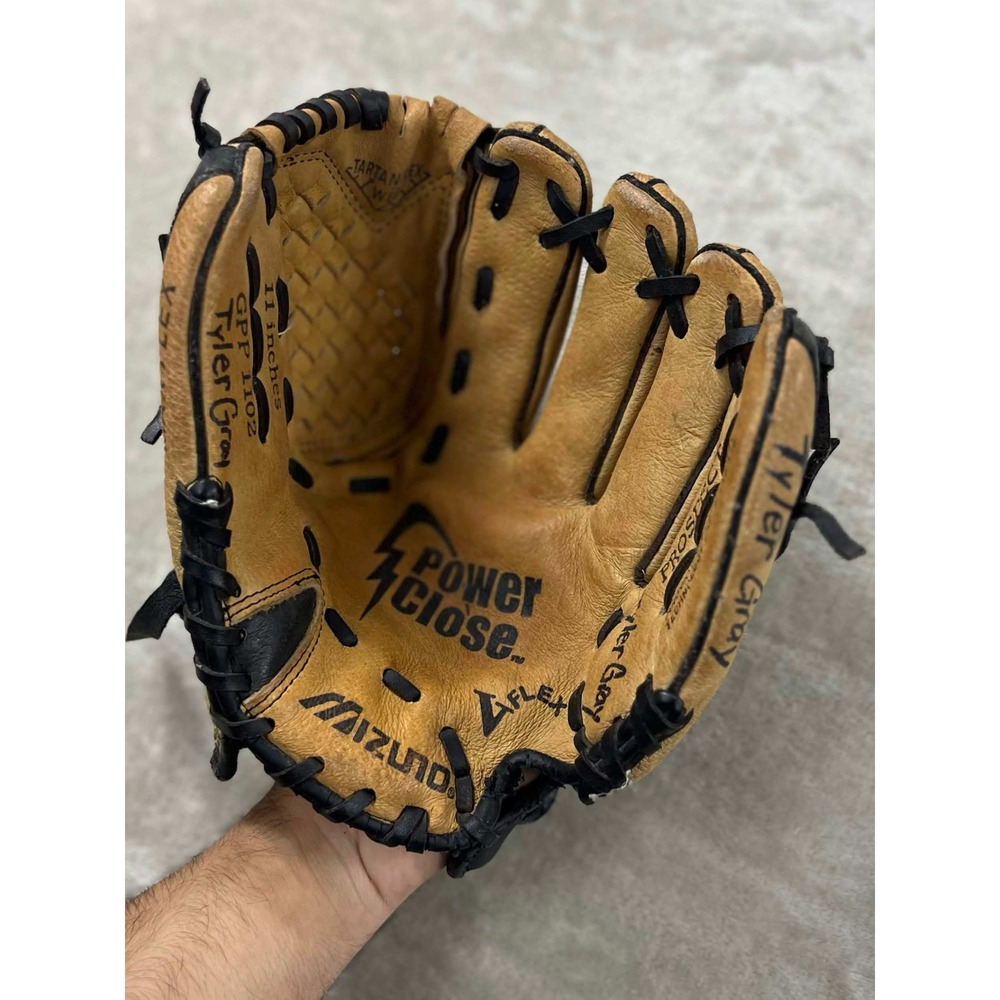 Mizuno Prospect GPP1102 11 Inch Baseball Glove PowerClose Tan Black RHT